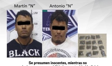 Los pescaron en Temixco con presuntos enervantes