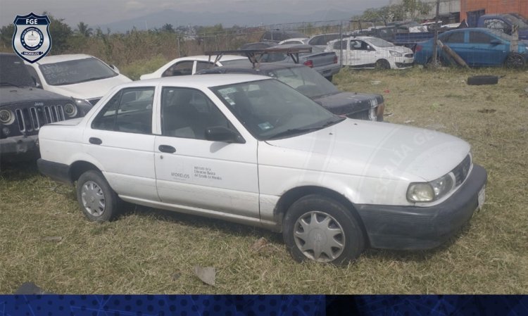 Recuperaron en Xochitepec Nissan con reporte de robo