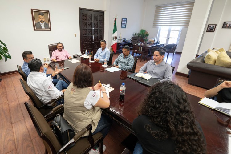 Revisan obras en Tepoztlán gobierno del estado y el presidente municipal