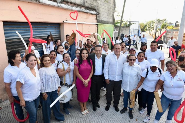 Inauguró este sábado el gobernador obras en Miacatlán