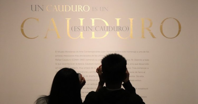 Invitan a ver la exposición  de Cauduro; últimos días