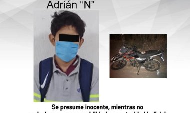 En Xochitepec, manejaba una moto que no era suya hasta que lo pescaron