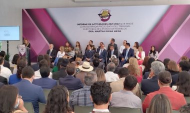 Rinde informe de actividades la presidente del TEE