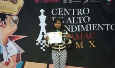 Niña de 11 años de Jantetelco gana título nacional de ajedrez