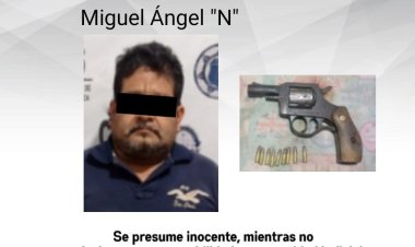 Lo pescaron en Jiutepec portando arma prohibida