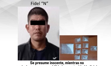Por delitos contra la salud detuvieron a uno en Tepoz