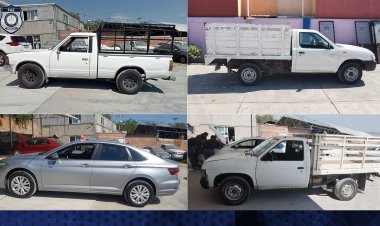 Recuperó AIC 7 vehículos en 1ª quincena de febrero