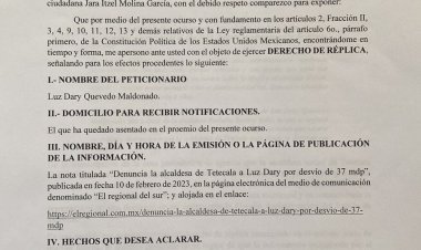 Desmiente Luz Dary Quevedo  dichos de alcaldesa de Tetecala