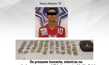 Cayó hombre en Temixco por presunto delito contra la salud