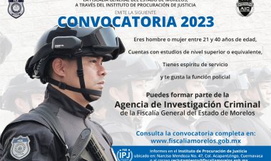 FGE abre convocatoria para formar  agentes de Investigación Criminal
