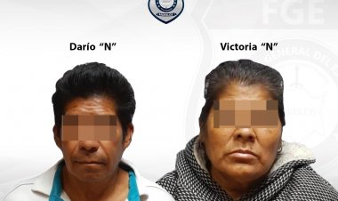 Cayó en Ocotepec esta pareja acusada por despojo agravado