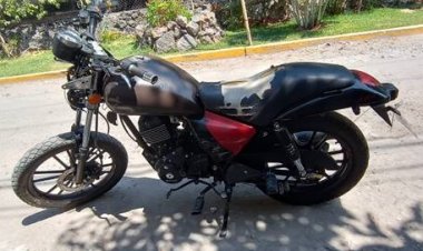 Una moto robada pudo ser recuperada en Jiutepec