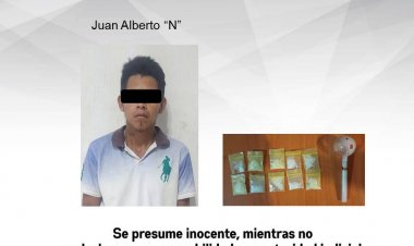 Por delitos contra la salud, capturaron a Juan Alberto