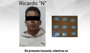 Con la presunta droga conocida como "piedra", aprehendieron a uno en Civac