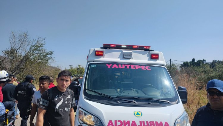 En accidente carretero en Yautepec, ocho lesionados