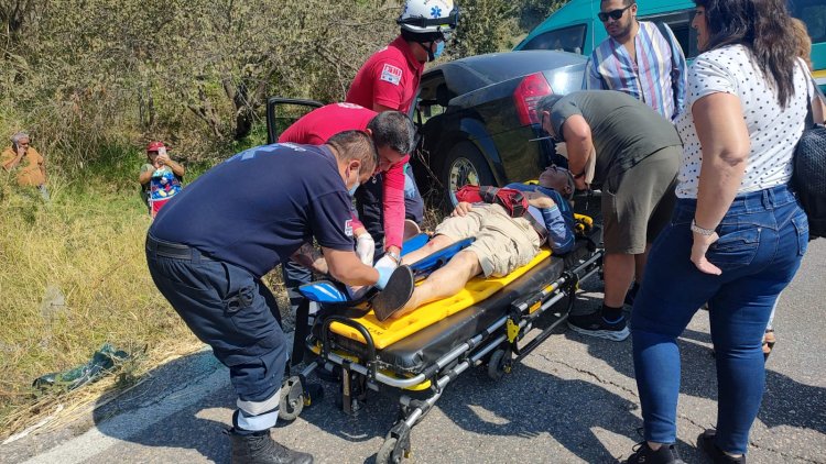 Grave accidente en Yautepec dejó ayer a varios lesionados