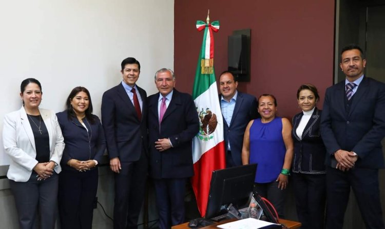 Reunión para más bienestar en Morelos tuvieron Cuauhtémoc Blanco y Adán Augusto López