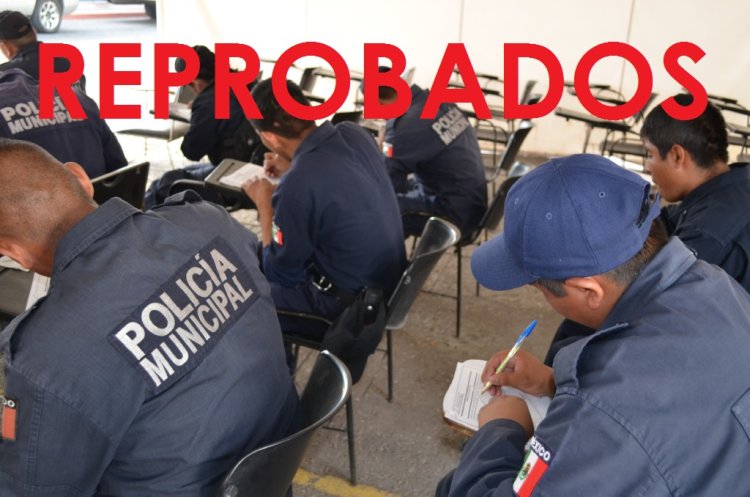 En Cuernavaca, hay polis sin armas;  reprobaron los exámenes de control