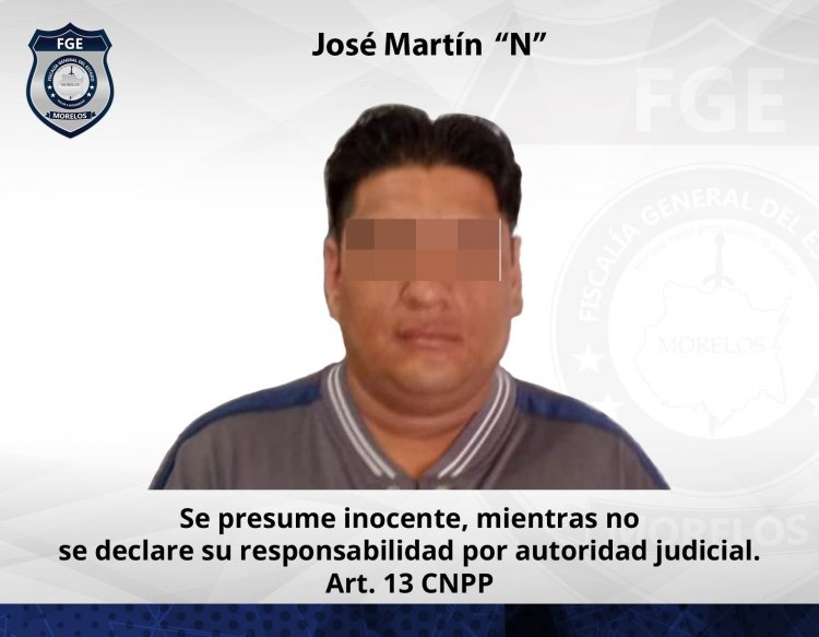 Martín, de Tlaquiltenango, presunto culpable de abusar de una menor