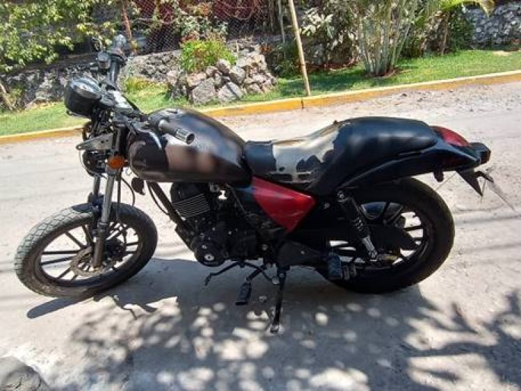 Una moto robada pudo ser recuperada en Jiutepec