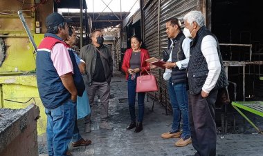 Urgen a que pronto esté listo el mercado quemado en Cuautla