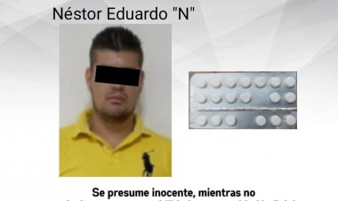 Lo sorprendieron con sospechoso fármaco sin sustentar justificación