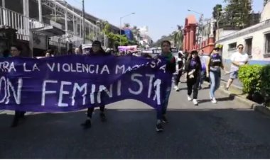 Se inició ya la marcha en Cuernavaca por el Día de la Mujer