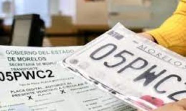 Movilidad y Transporte, sin dinero  para placas, tarjetas ni engomados