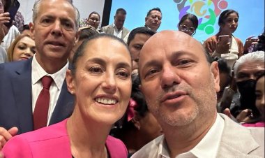 Claudia Sheinbaum, tomó protesta Rodrigo Arredondo como vicepresidente de la AALMAC