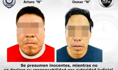 Aprehenden en Jojutla con armas y vehículo robado a dos varones