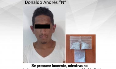 Por narcomenudista fue aprehendido en Tepoztlán