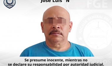 Tras las rejas José Luis, por el delito de violencia familiar
