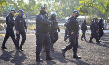 No tienen armamento policías de  Morelos, frente a la delincuencia