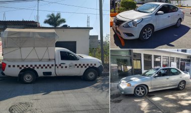 La FGE logró asegurar tres  vehículos de procedencia  ilícita en Jojutla y Zacatepec