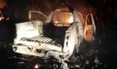 Muere un masculino, tras explotar un tanque de gas en una camioneta