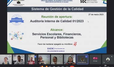 Inician auditoría interna a  diversas áreas de la UAEM