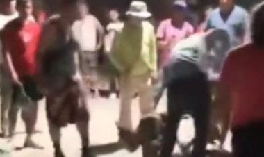 Linchan esta madrugada a  presunto ladrón en Yautepec