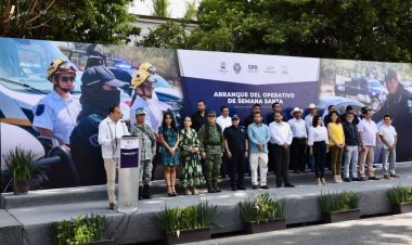 Arrancó operativo estatal de seguridad para la Semana Mayor