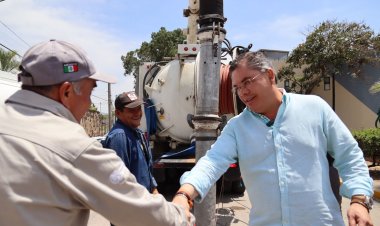 Supervisa Rafa Reyes, el desazolve y el alcantarillado en municipio de Jiutepec
