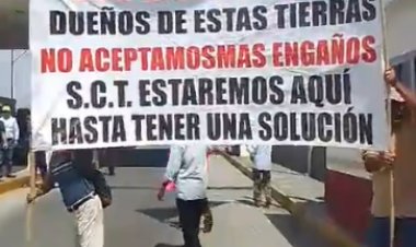 Campesinos tomaron caseta porque la SICT no cumple sus compromisos