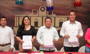 Firma Jojutla convenio con la CERT en pro de asentamientos humanos