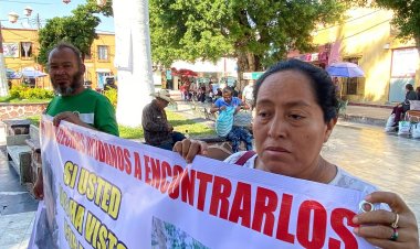 Papás de niños desaparecidos de Yautepec trasladaron hacia Guerrero su búsqueda