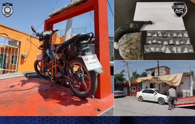 Cayó El Salo con arma, droga y par de vehículos en Zacatepec