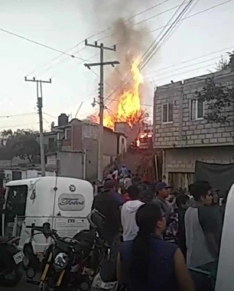 Se registra fuerte explosión en el municipio de Totolapan