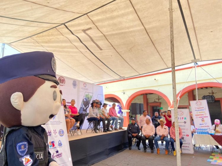 Se llevó a cabo Feria de Prevención en Jonacatepec a cargo de la CES