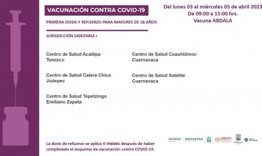 Pese a ser la Semana Mayor, continuará la vacunación anticovid, de lunes a miércoles