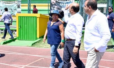 Acuerdan el gobernador y el edil de Cuautla rehabilitar unidad deportiva