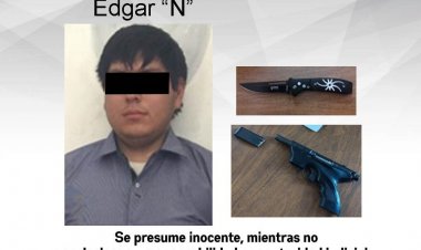 Este individuo deberá responder por tentativa de homicidio y portar arma