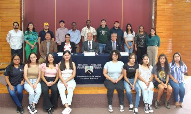 Recibió el rector Gustavo Urquiza a estudiantes de movilidad académica