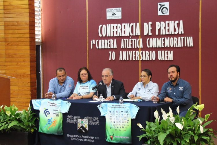 Anunció el rector Gustavo Urquiza  carrera por 70 aniversario de la UAEM